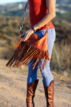 Load image into Gallery viewer, &quot;The Sharon&quot; Leather Fringe Crossbody Handbag